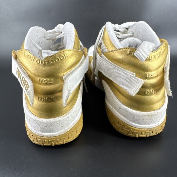 Nike Gold White Air Raid Men’s Sneaker's Shoes Size 14 642330-700 - Picture 6 of 14